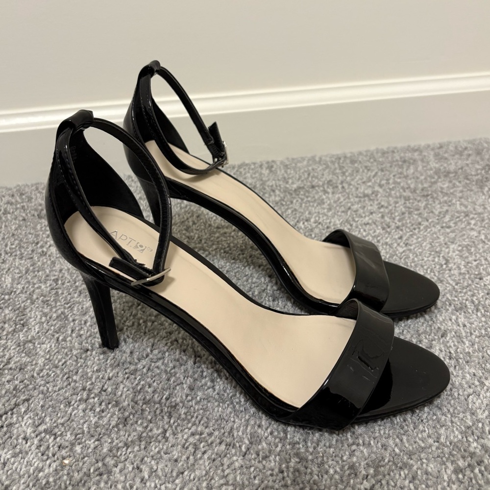 Women's Apt. 9 Parfait Black High Heels Size: 9